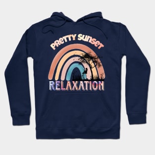 Pretty Sunset Relaxation Hoodie